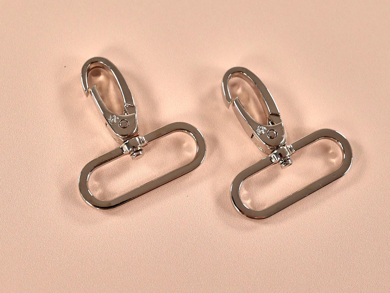 アクセサリー NICENESS NEVILLE Silver Hook Haberdashery | Swivel Hooks - 38mm - Silver | Fabric Godmother