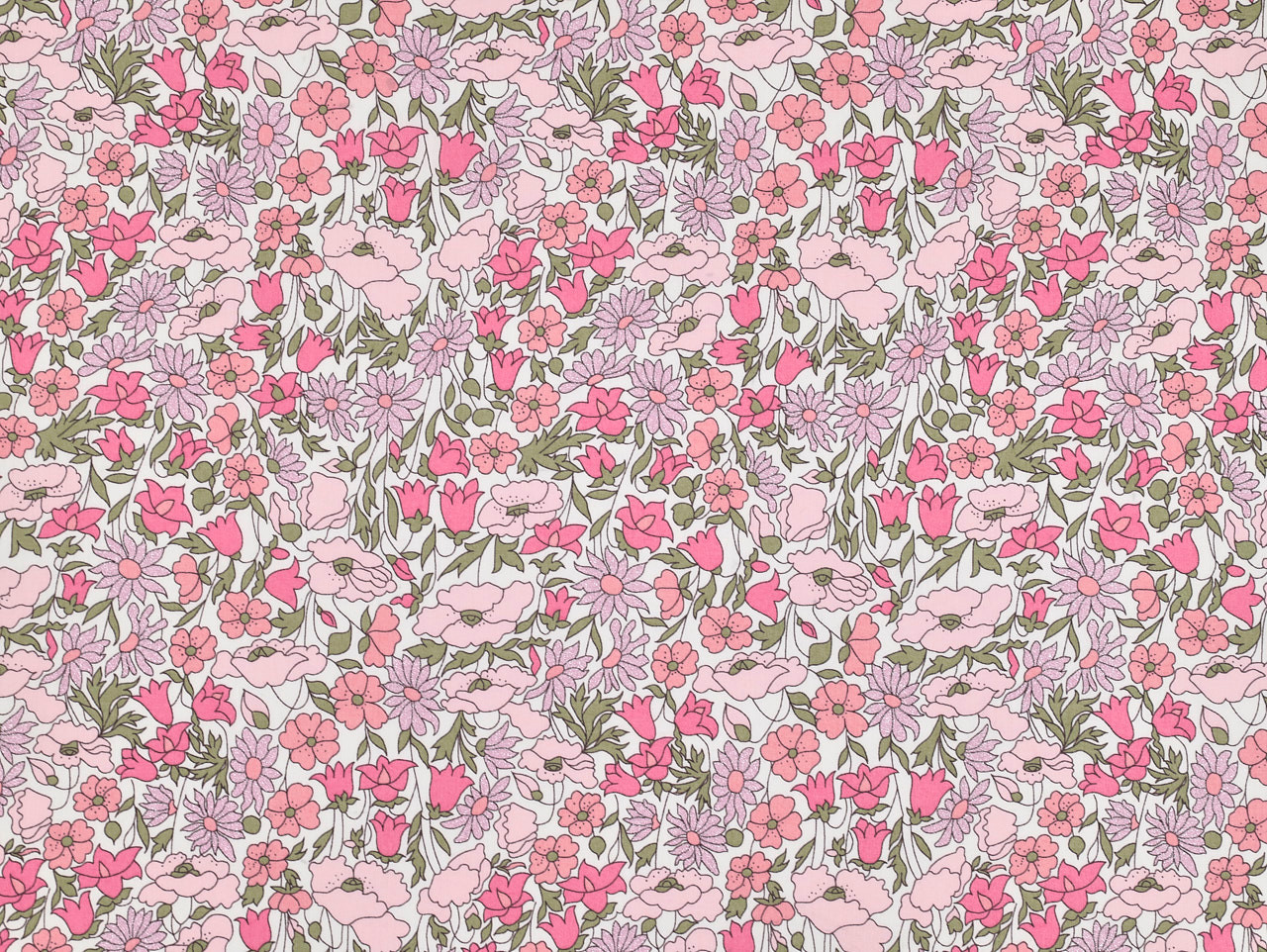 Dressmaking Fabric Liberty Fabrics Tana Lawn® Poppy Daisy