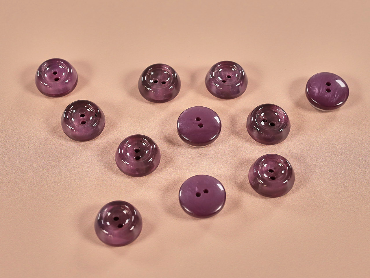 Haberdashery | Violet Button - 18mm - Purple | Fabric Godmother