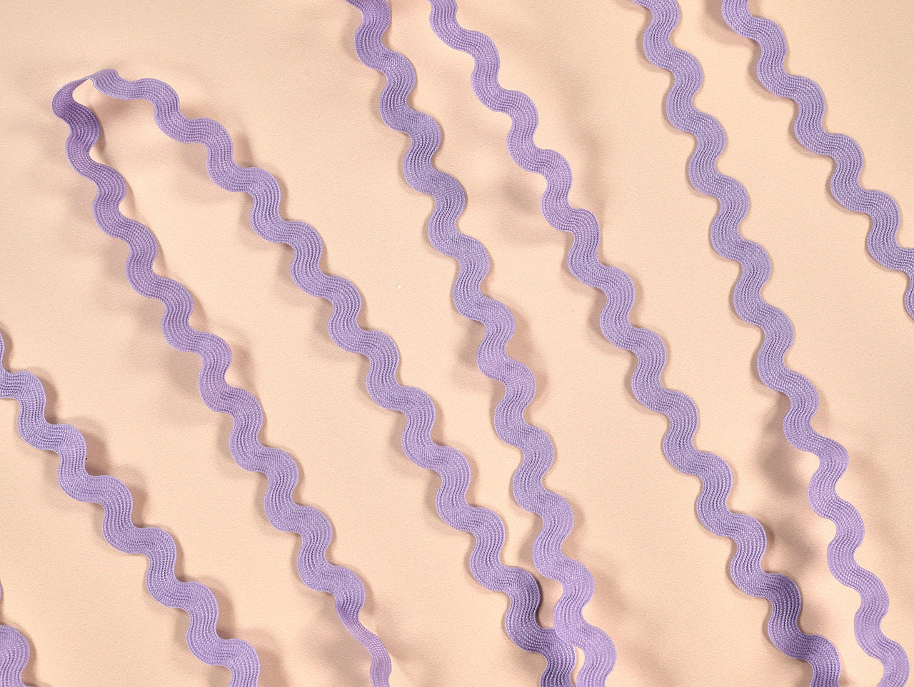 Ric Rac Dressmaking Trim |Luxury Ric Rac Braid - 15mm - Lilac | Fabric Godmother