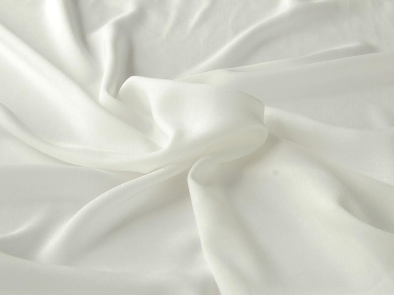 Dressmaking Fabric | Viscose Voile - Ivory | Fabric Godmother