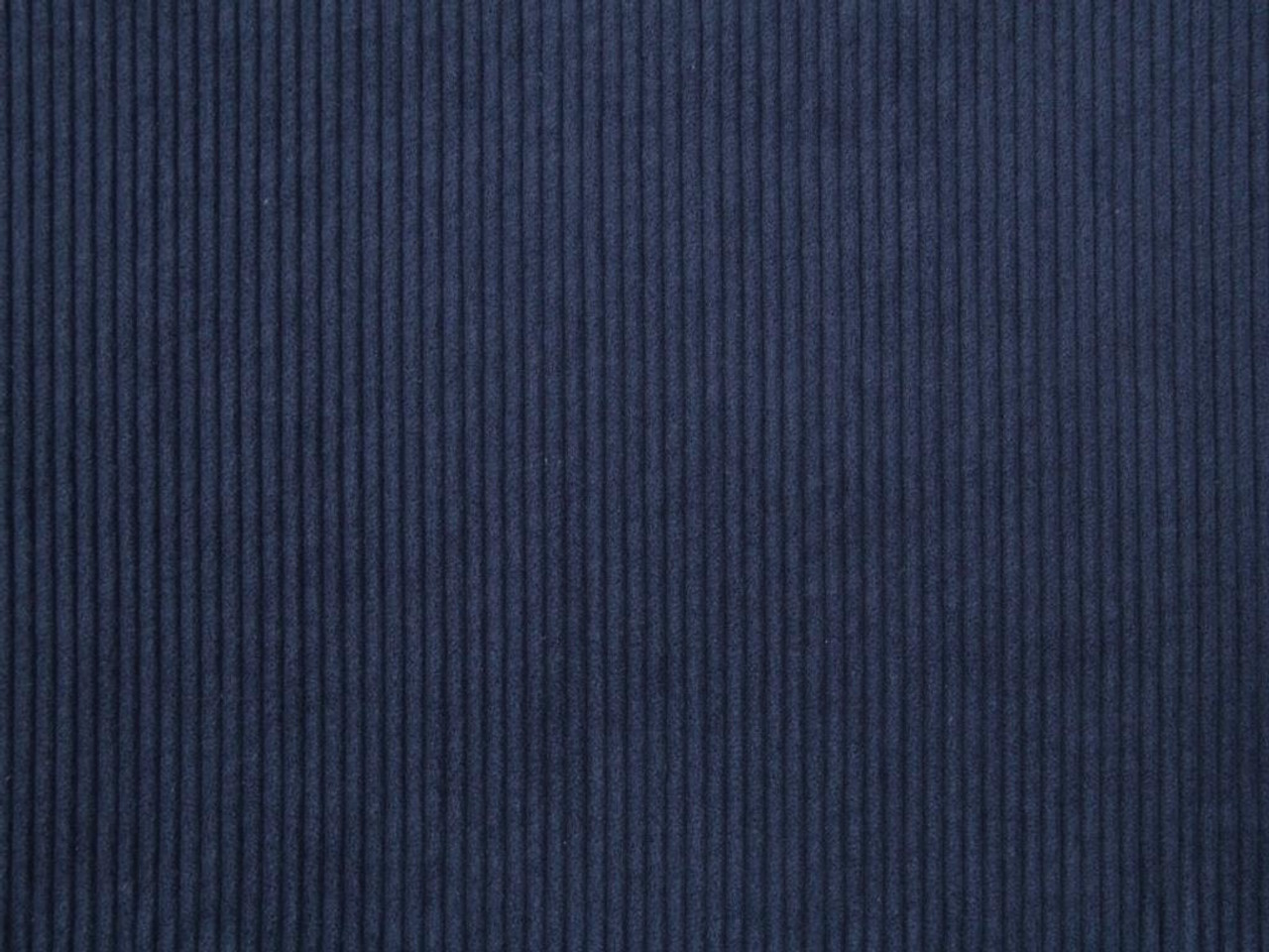 Dressmaking Fabric | 5 Wale Jumbo Cord - Navy | Fabric Godmother