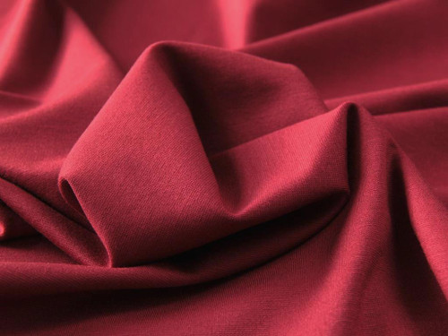 Dressmaking Fabric | Viscose Ponte Roma Jersey - Burgundy | Fabric Godmother