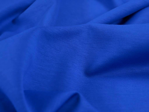 Dressmaking Fabric | Luxury Sand Washed Jersey - Cobalt | Fabric Godmother