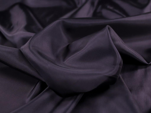 Dressmaking Fabric | Dina Polka Dot Viscose Lining - Navy | Fabric Godmother 