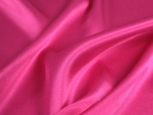 Dressmaking Fabric | Bardot ECOVERO™ Viscose Satin - Magenta | Fabric Godmother 