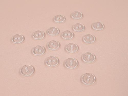 Clear Sparkle Button | Fabric Godmother