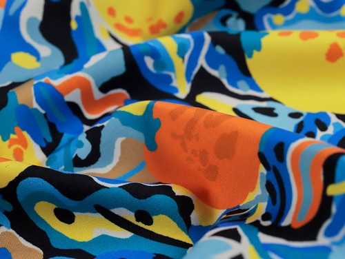 Dressmaking Fabric | Liberty Corsica Swim/Sport Summer Fruits - Blues | Fabric Godmother  Dressmaking Fabric | Liberty Corsica Swim/Sport Summer Fruits - Blues | Fabric Godmother