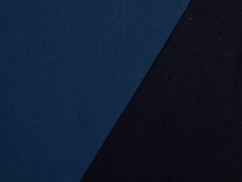 Serena Two-Colour Sports Jersey - Navy