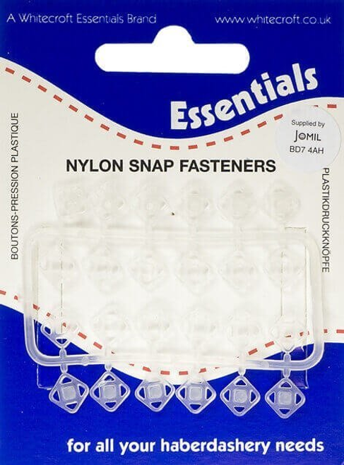 Haberdashery | Small Clear Snap Fasteners | Fabric Godmother Haberdashery | Small Clear Snap Fasteners | Fabric Godmother