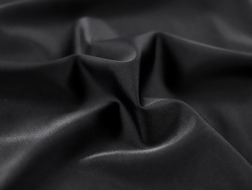 Dressmaking Fabric | Althea Swim/Sport Jersey - Black | Fabric Godmother 