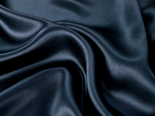 Dressmaking Fabric | Vivienne Silk Satin - Navy | Fabric Godmother  Dressmaking Fabric | Vivienne Silk Satin - Navy | Fabric Godmother