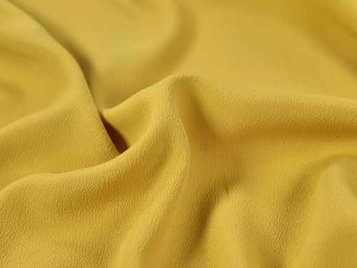 Dressmaking Fabric | Cosette Silk & Acetate Crepe - Chartreuse | Fabric Godmother 