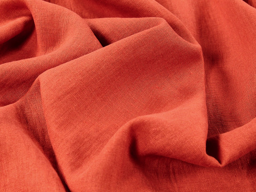 Dressmaking Fabric | European Tumbled Linen - Sienna | Fabric Godmother Dressmaking Fabric | European Tumbled Linen - Sienna | Fabric Godmother