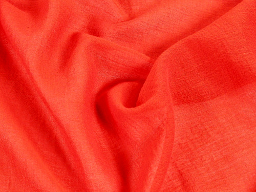 Dressmaking Fabric | Maeve Crinkle Cotton Voile - Red | Fabric Godmother 