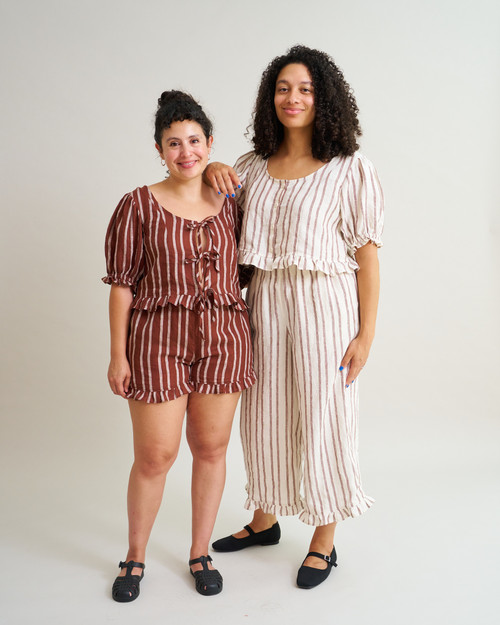 Matchy Matchy Sewing Club | Ruffle Brunch Set | Fabric Godmother