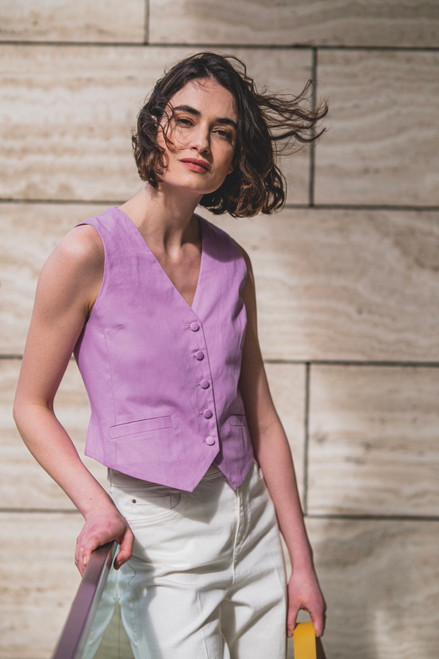 Fibre Mood | Vivienne Waistcoat | Fabric Godmother