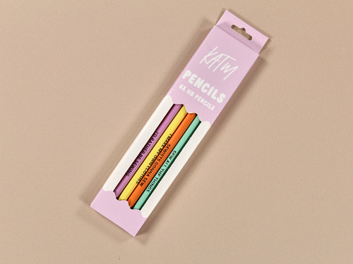 KATM | Kylie and The Machine Sewing Theme HB Pencil Set | Fabric Godmother  KATM | Kylie and The Machine Sewing Theme HB Pencil Set | Fabric Godmother