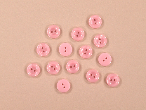 Haberdashery | Pearle Button - 15mm - Pink | Fabric Godmother Haberdashery | Pearle Button - 15mm - Pink | Fabric Godmother