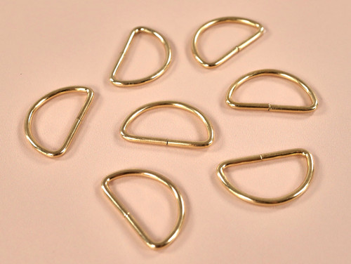 Haberdashery | Metal D-Ring - 32mm - Gold | Fabric Godmother  Haberdashery | Metal D-Ring - 32mm - Gold | Fabric Godmother