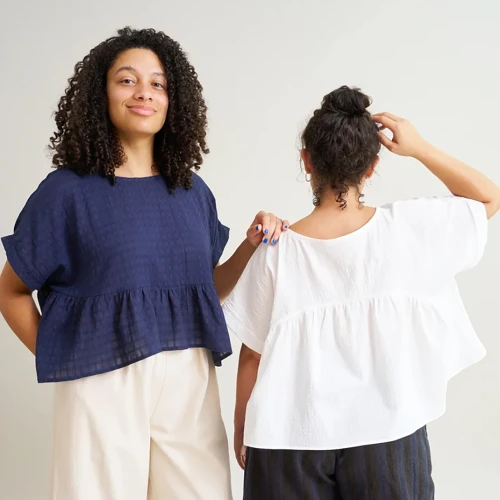 Matchy Matchy Sewing Club | Wave Float Top | Fabric Godmother