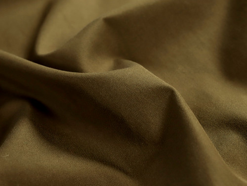 Dressmaking Fabric | James Cotton Twill - Khaki  | Fabric Godmother