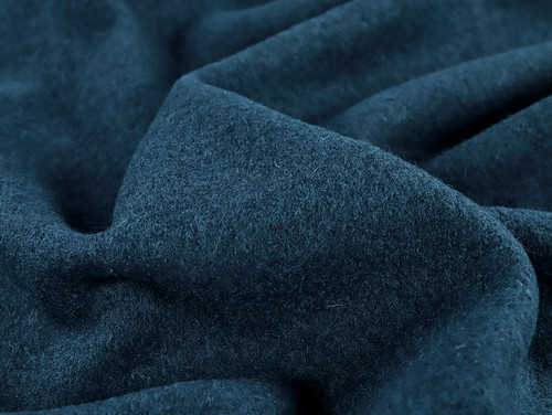 Dressmaking Fabric |Jules 100% Boiled Wool Coating - Teal | Fabric Godmother