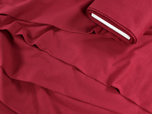 Dressmaking Fabric | Cotton Ribbing - Burgundy | Fabric Godmother Dressmaking Fabric | Cotton Ribbing - Burgundy | Fabric Godmother