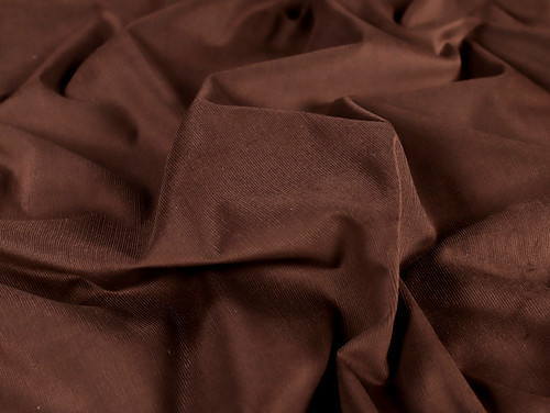 Dressmaking Fabric |  Needlecord - Chocolate | Fabric Godmother