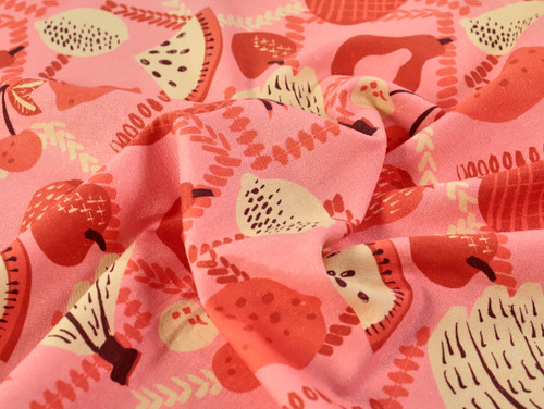 Dressmaking Fabric | Carmen Viscose & Linen - Pink | Fabric Godmother