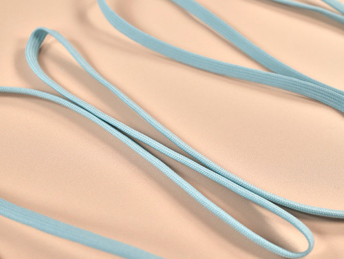 Drawstring Cord | Flat Cord - 7mm - Light Blue | Fabric Godmother