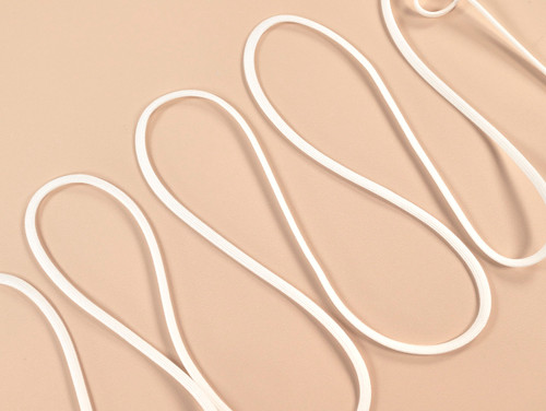 Drawstring Cord | Flat Cord - 7mm - Ivory | Fabric Godmother