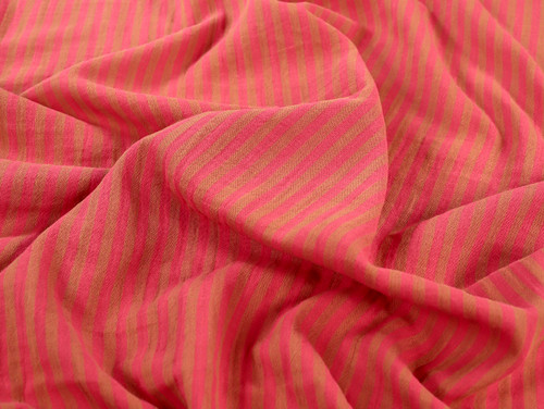 Dressmaking Fabric |Albert Stripe Double Gauze Cotton - Red | Fabric Godmother Dressmaking Fabric |Albert Stripe Double Gauze Cotton - Red | Fabric Godmother