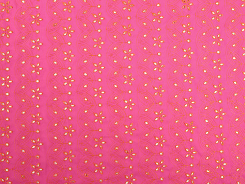 Dressmaking Fabric | Odila Floral Broderie Anglaise - Pink | Fabric Godmother Dressmaking Fabric | Odila Floral Broderie Anglaise - Pink | Fabric Godmother