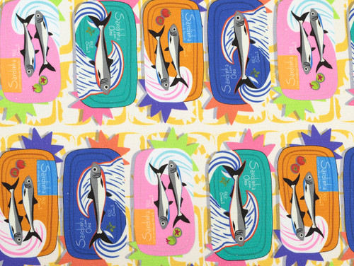 Dressmaking Fabric | Sardinia Viscose & Linen - Multi | Fabric Godmother