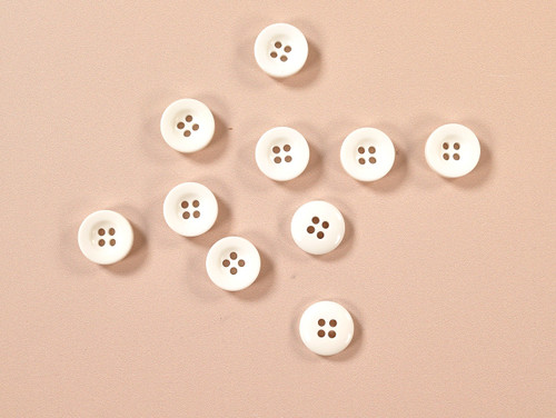 Haberdashery | Chunky Button - 19mm - Ivory | Fabric Godmother