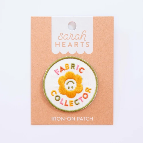Haby | 'Fabric Collector' Iron On Patch - Ivory | Fabric Godmother