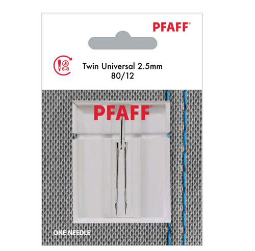 Husqvarna | PFAFF Twin Universal Needle 80/12 | Fabric Godmother