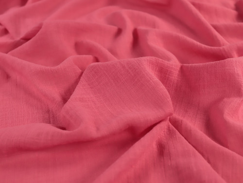 Dressmaking Fabric | Mckenna Cotton Gauze - Pink | Fabric Godmother