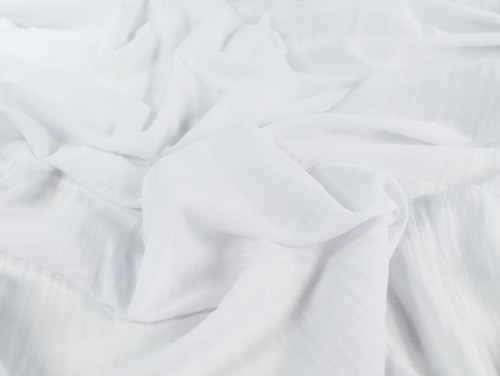 Dressmaking Fabric |Mckenna Cotton Gauze - White | Fabric Godmother