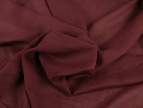 Dressmaking Fabric | Trevone 100% Linen - Burgundy | Fabric Godmother  Dressmaking Fabric | Trevone 100% Linen - Burgundy | Fabric Godmother