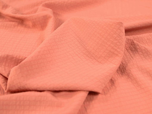 Dressmaking Fabric | Harper Viscose Seersucker - Pink | Fabric Godmother