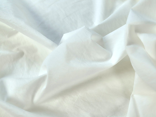 Dressmaking Fabric | Katya Textured Cotton Poplin - Ivory | Fabric Godmother