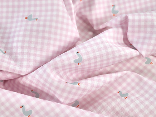 Dressmaking Fabric | Bubbles Gingham Cotton Lawn - Pink | Fabric Godmother  Dressmaking Fabric | Bubbles Gingham Cotton Lawn - Pink | Fabric Godmother