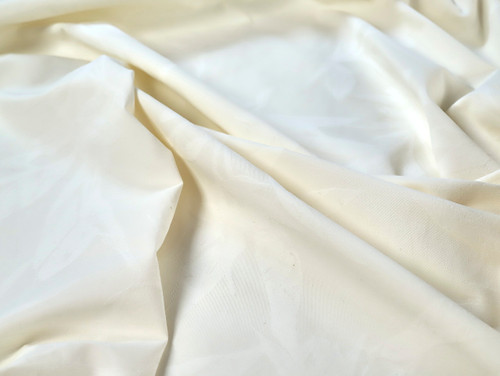 Dressmaking Fabric | Camellia Floral Stretch Cotton - Ivory | Fabric Godmother