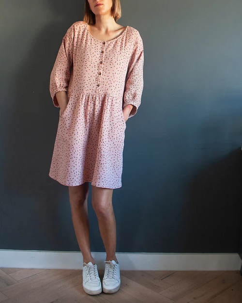 French Navy Patterns | Forsythe Dress Expansion | Fabric Godmother