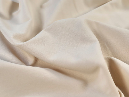 Dressmaking Fabric | Organic Sweatshirt Fleece - Sand | Fabric Godmother