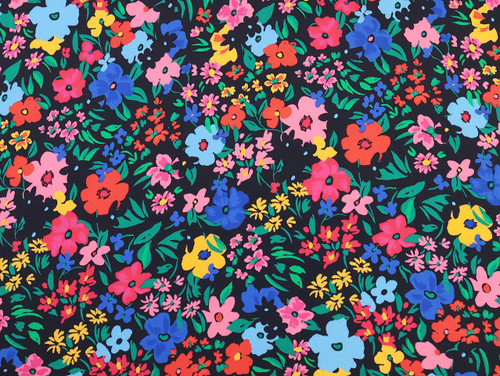 Dressmaking Fabric | Rayen Floral Viscose Crepe - Multi | Fabric Godmother Dressmaking Fabric | Rayen Floral Viscose Crepe - Multi | Fabric Godmother