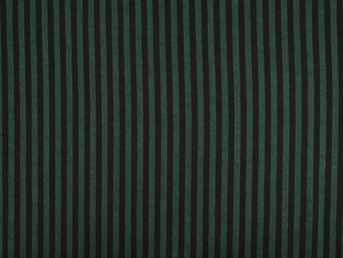 Dressmaking Fabric | Sebastian Stripe Linen - Green & Black | Fabric Godmother