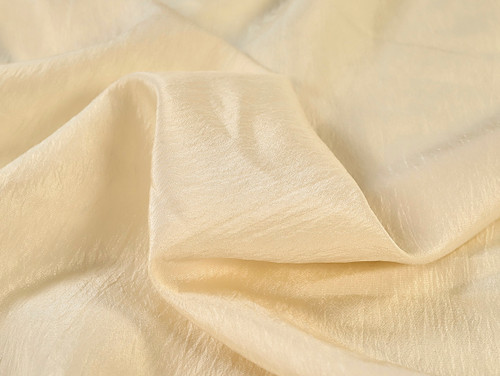 Dressmaking Fabric | Fahari Textured Taffeta - Cream | Fabric Godmother